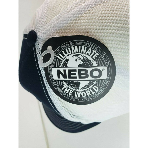 NEBO Flashlights Hat Cap NWT Mesh Snapback - Picture 5 of 9